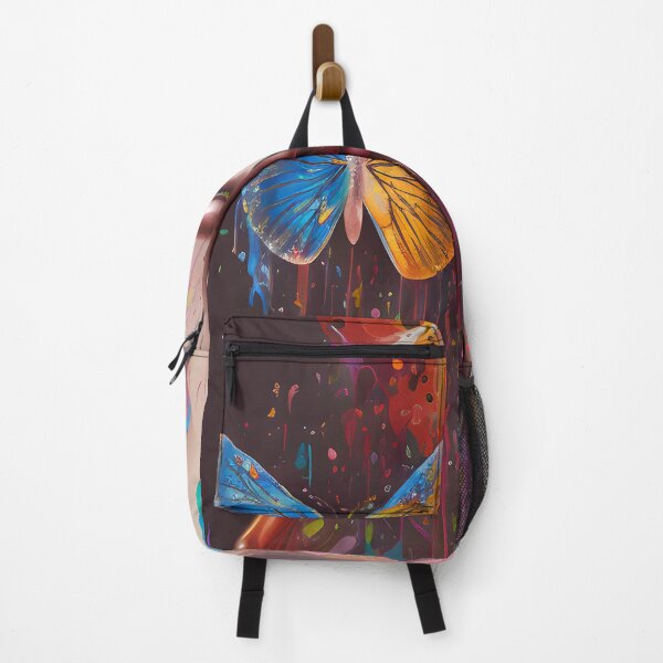 Item preview, Colorful Metamorphosis: A Woman’s Journey with Paint-Dripping Butterflies designed and sold by Hayden Lane.