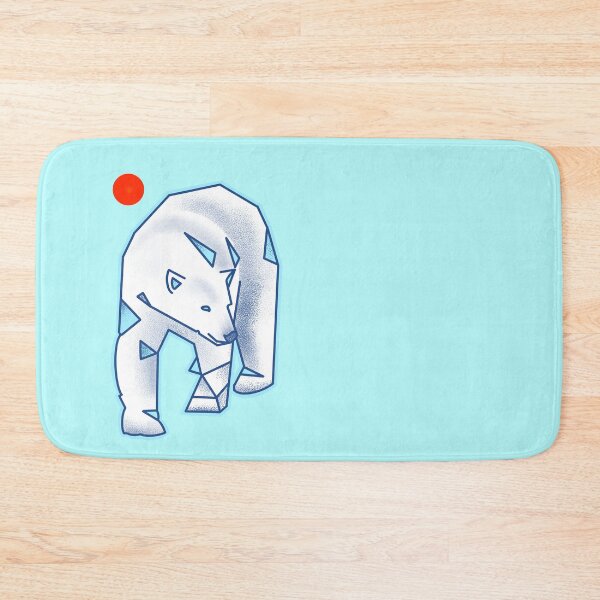 Item preview, Geometric polar bear with red sun designed and sold by weilertsen.