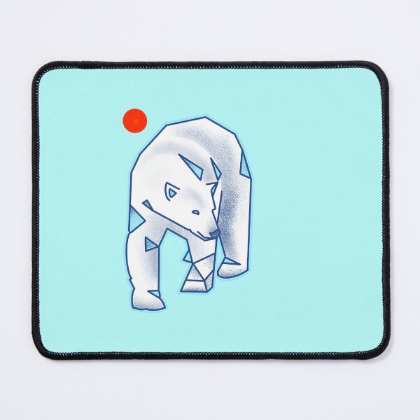 Item preview, Geometric polar bear with red sun designed and sold by weilertsen.
