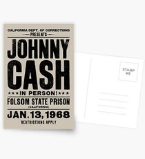 Johnny Cash at Folsom Postcards