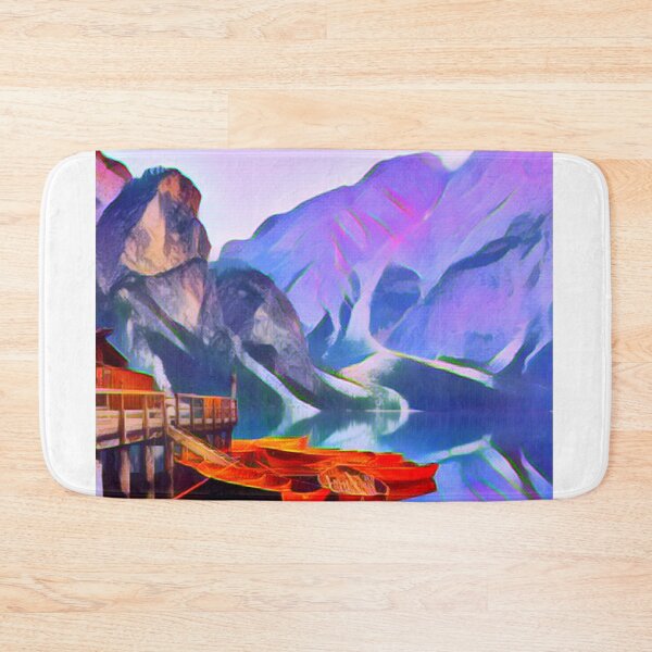Item preview, River and mountains art designed and sold by MYSLc.