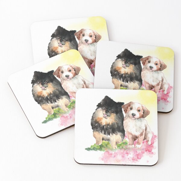 Item preview, watercolor funny dog pack designed and sold by ByAllyAlly.