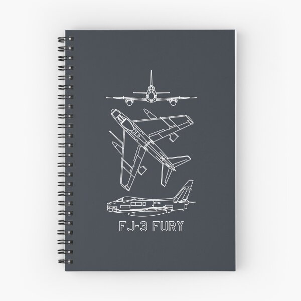 Item preview, FJ-3 Fury American 1950s Jet Fighter Plane Blueprints designed and sold by MilitaryMart.