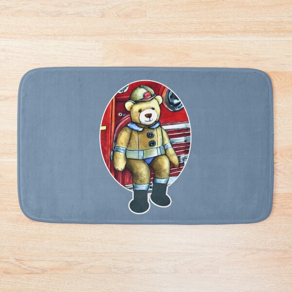 Item preview, firefighter bear in his truck designed and sold by Astralia.