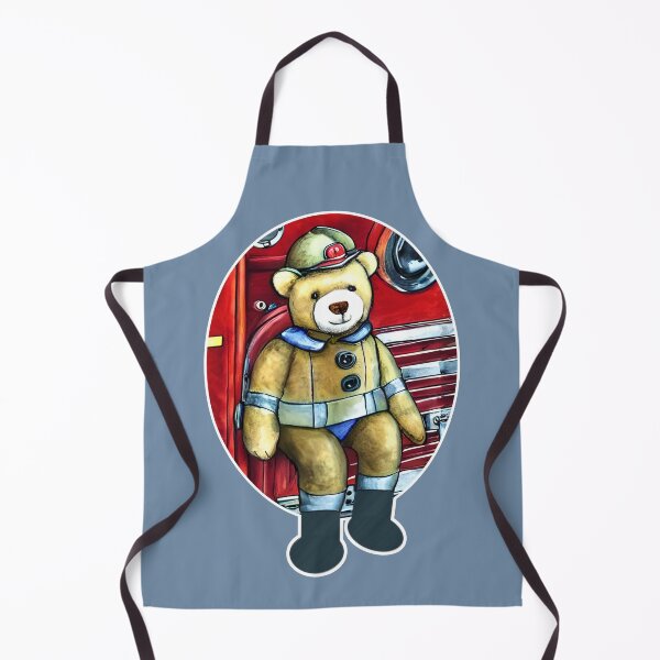 Item preview, firefighter bear in his truck designed and sold by Astralia.