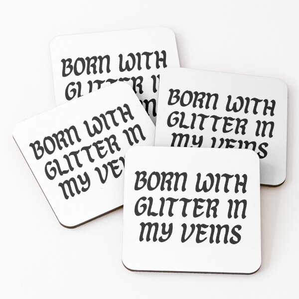 Item preview, born with glitter in my veins designed and sold by wildthangcreate.