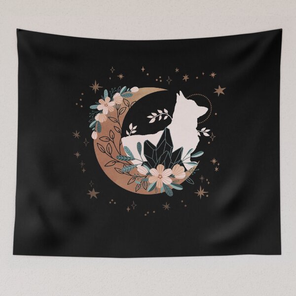 Item preview, Celestial Moon Corgi designed and sold by Clara Hollins.
