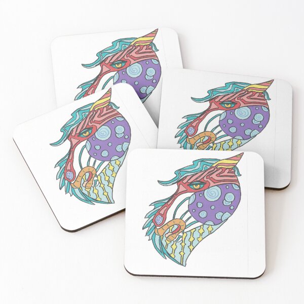 Item preview, Spirited horse contemporary art designed and sold by CrittersByLola.