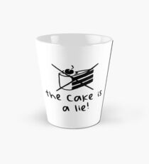 The Cake Is A Lie - Light Tall Mug
