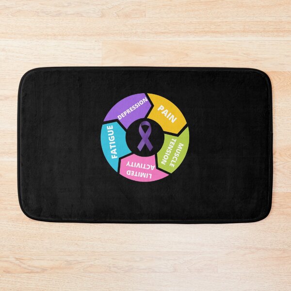 Item preview, Cool Fibromyalgia Cycle awareness ribbon designed and sold by Jeangel97.