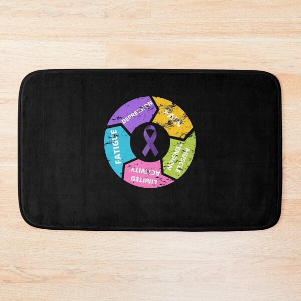 Item preview, Cool Fibromyalgia Cycle awareness ribbon Retro Vintage designed and sold by Jeangel97.