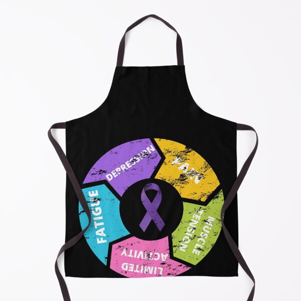 Item preview, Cool Fibromyalgia Cycle awareness ribbon Retro Vintage designed and sold by Jeangel97.