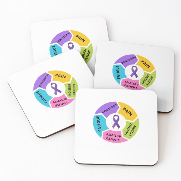 Item preview, Cool Fibromyalgia Cycle awareness ribbon designed and sold by Jeangel97.