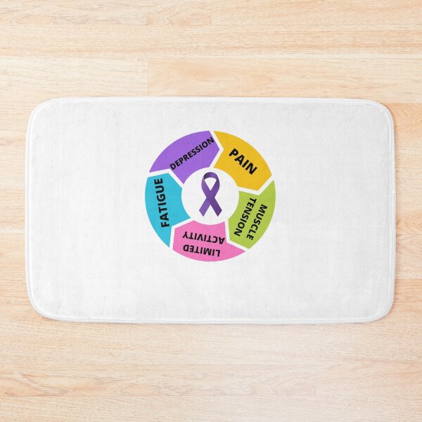 Item preview, Cool Fibromyalgia Cycle awareness ribbon designed and sold by Jeangel97.