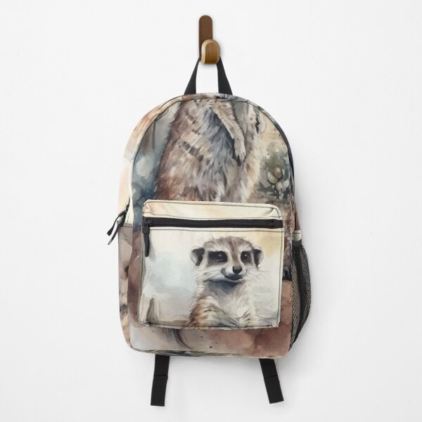 Item preview, A Pair of Meerkats - Boho Desert Landscape Watercolors designed and sold by GVRDesign.