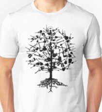Guitars Tree Roots Unisex T-Shirt