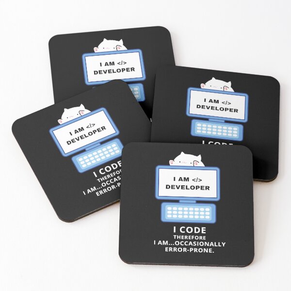 Item preview, I code therefore I am...occasionally error-prone. designed and sold by OCNau.