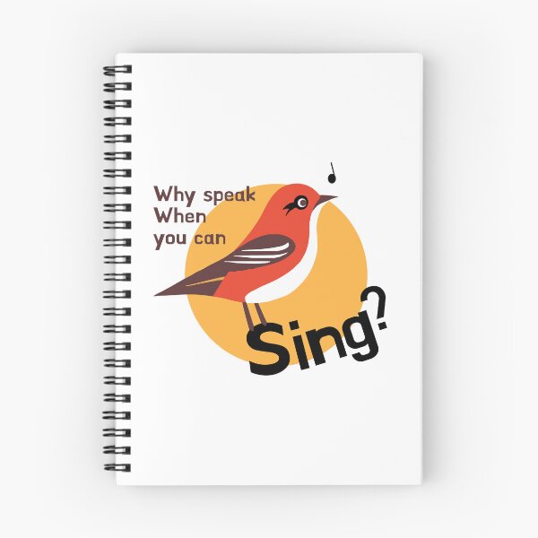 Item preview, Why Speak when you can Sing? designed and sold by LizzyCreates!.