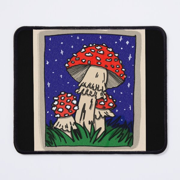 Item preview, mushrooms at night designed and sold by Arsenic-Arts.