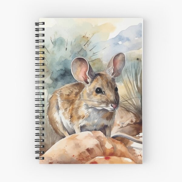 Item preview, A Kangaroo Rat - Boho Desert Landscape Watercolors designed and sold by GVRDesign.