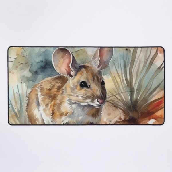 Item preview, A Kangaroo Rat - Boho Desert Landscape Watercolors designed and sold by GVRDesign.