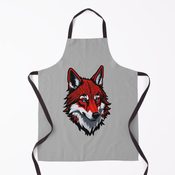 Item preview, cute red wolf designed and sold by KOKOTART.