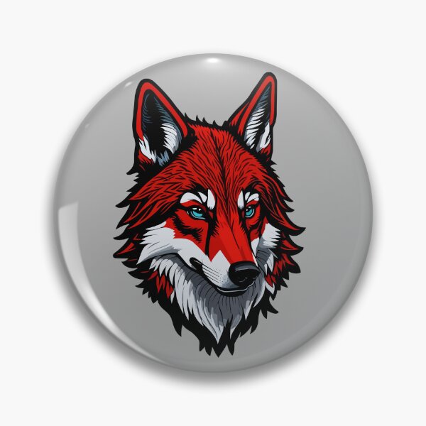 Item preview, cute red wolf designed and sold by KOKOTART.