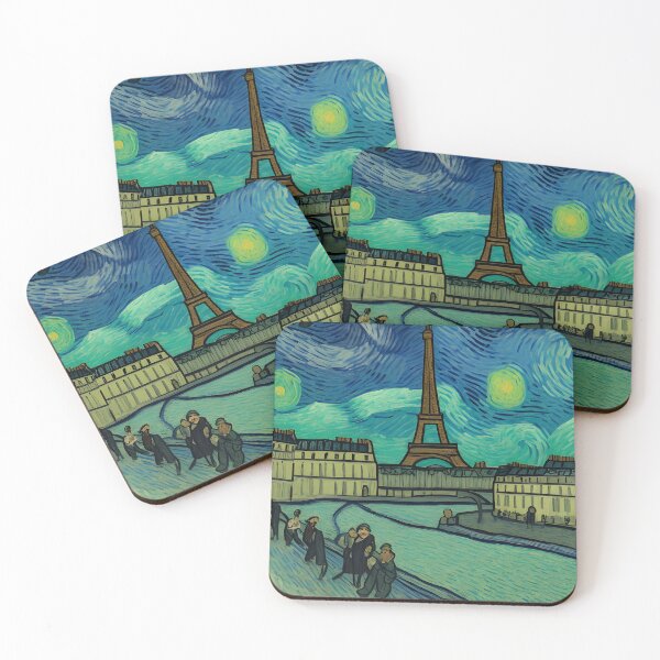 Item preview, Paris in Van Gogh Style designed and sold by OzzFrequency.