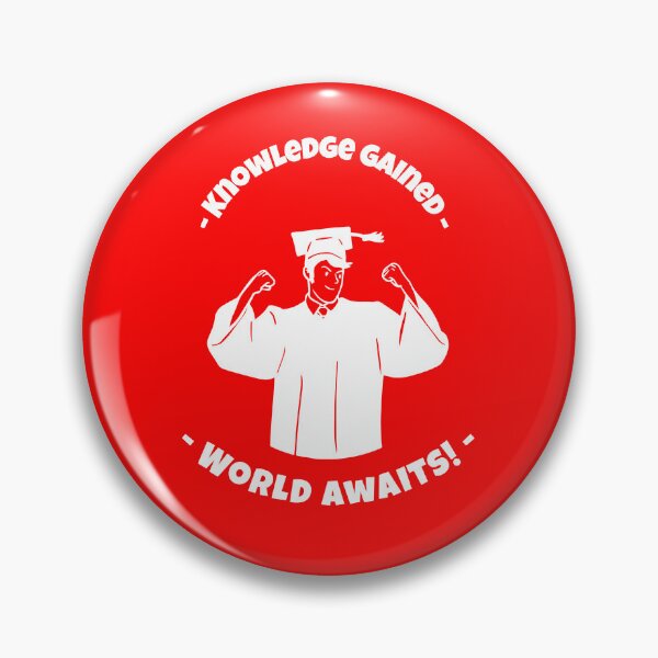 Item preview, Knowledge Gained, World Awaits! - College Graduation T-shirt designed and sold by Abdalla Hussein.