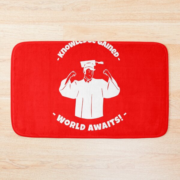 Item preview, Knowledge Gained, World Awaits! - College Graduation T-shirt designed and sold by Abdalla Hussein.