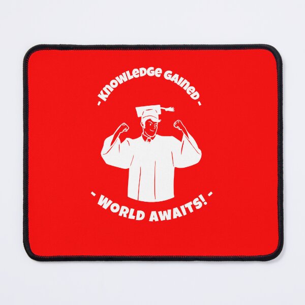 Item preview, Knowledge Gained, World Awaits! - College Graduation T-shirt designed and sold by Abdalla Hussein.