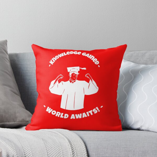 Item preview, Knowledge Gained, World Awaits! - College Graduation T-shirt designed and sold by Abdalla Hussein.