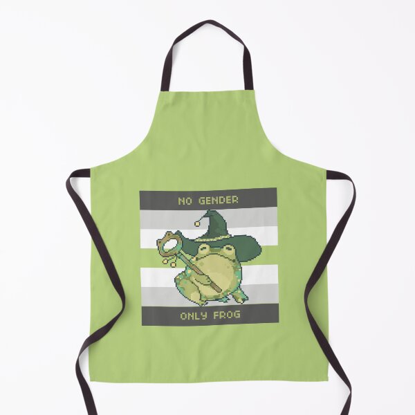 Item preview, No gender only frog (agender flag) designed and sold by dreamycore.