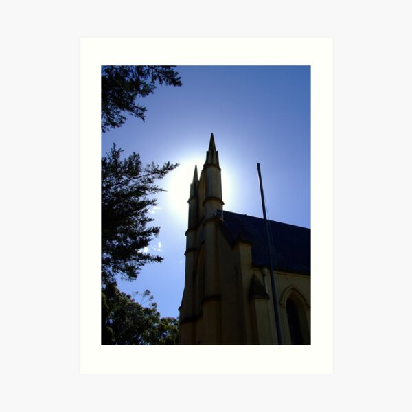 Whittlesea church tower Art Print