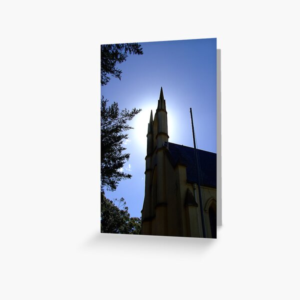 Whittlesea church tower Greeting Card