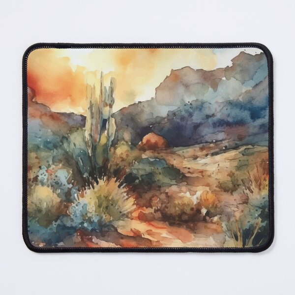 Item preview, Rustic Ecosystem - Boho Desert Landscape Watercolors designed and sold by GVRDesign.
