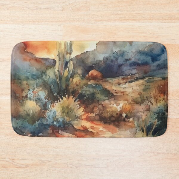 Item preview, Rustic Ecosystem - Boho Desert Landscape Watercolors designed and sold by GVRDesign.