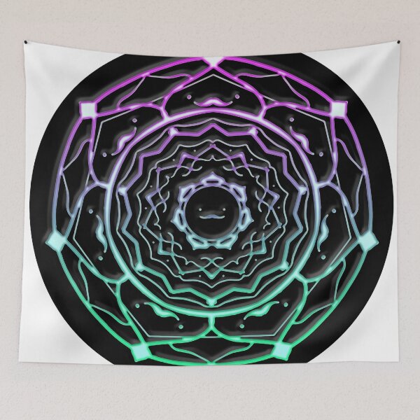 Item preview, Green and Purple Mandala  designed and sold by Hecto Cacto.