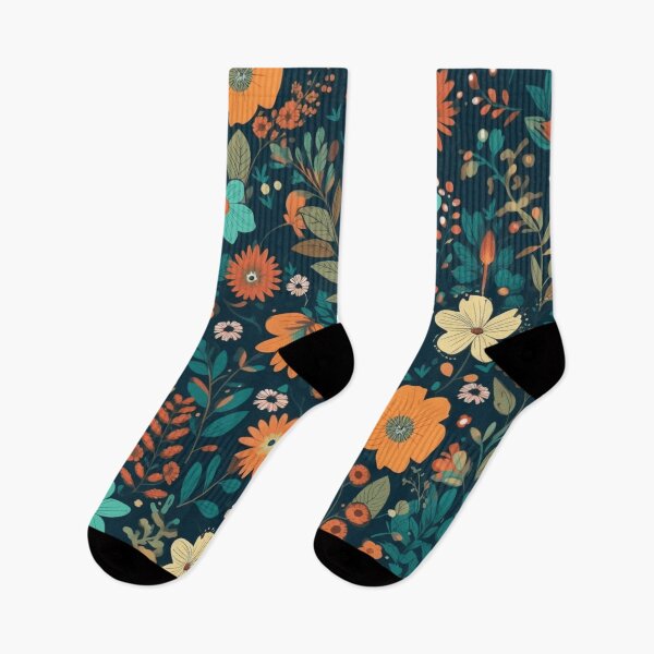 Artikelvorschau, Lebendiges Blumenmuster entworfen und verkauft von Foxclothier.