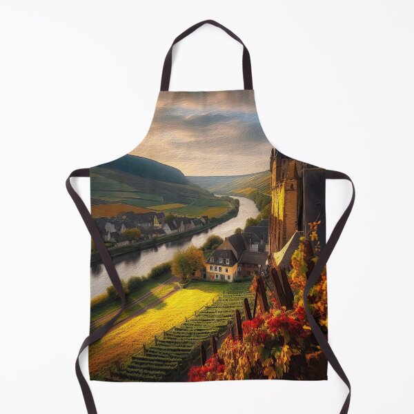 Aperçu de l'œuvre VALLÉE DE LA MOSELLE, ALLEMAGNE par Rolleen créée et vendue par ArtbyRolleen.