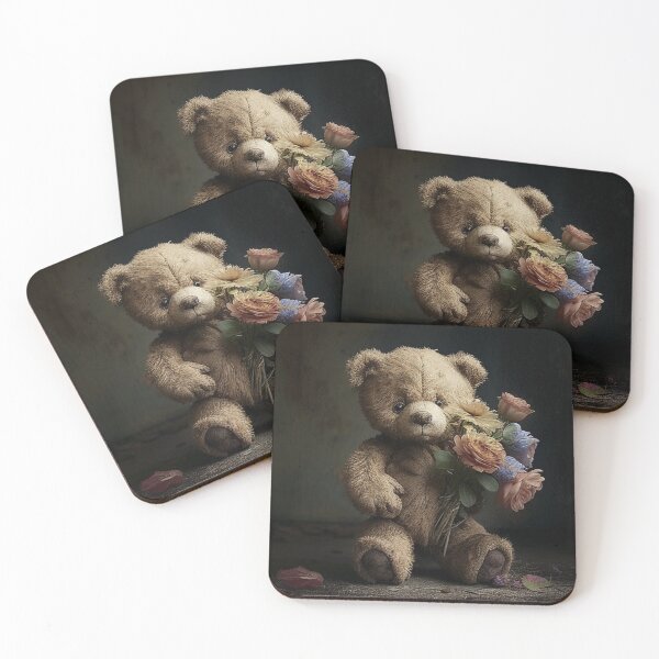Item preview, Sweet Teddy Bear and Flowers designed and sold by Lloyd39.