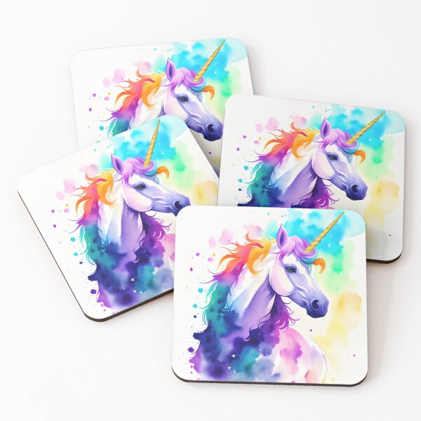 Item preview, Magical Watercolor Rainbow Unicorn designed and sold by Erika V..