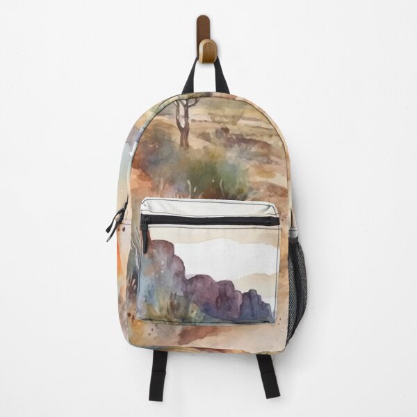 Item preview, A Serene Desert Path - Boho Desert Landscape Watercolors designed and sold by GVRDesign.