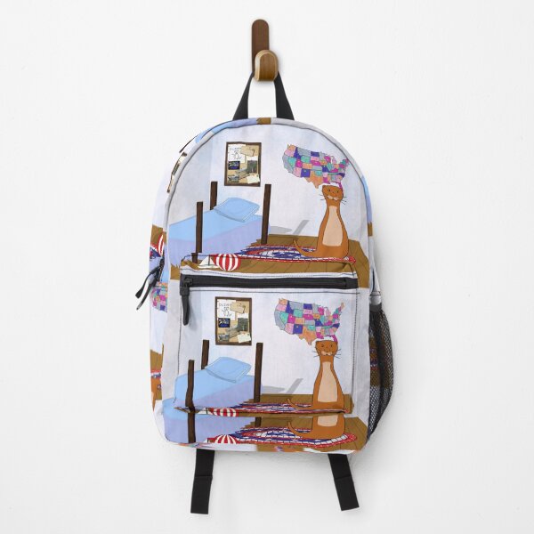 Item preview, Oliver Loves To Travel - Bedroom, Map, and Postcards designed and sold by OliverTheOtter.
