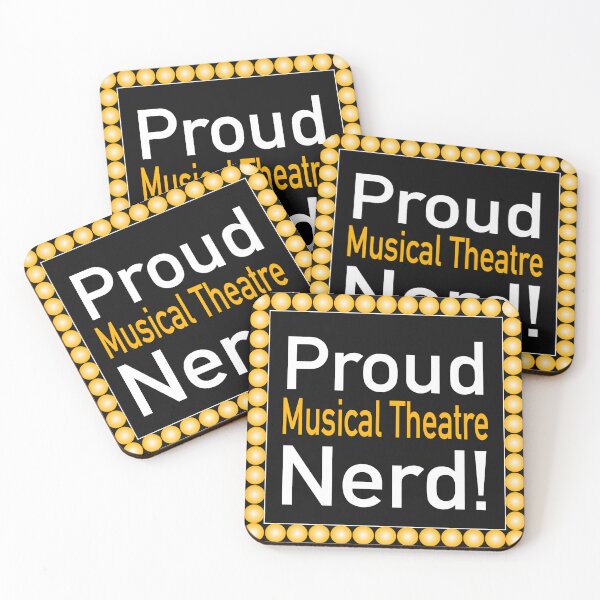 Item preview,  Marquee Lights "Proud Musical Theatre Nerd" Design designed and sold by LizzyCreates!.
