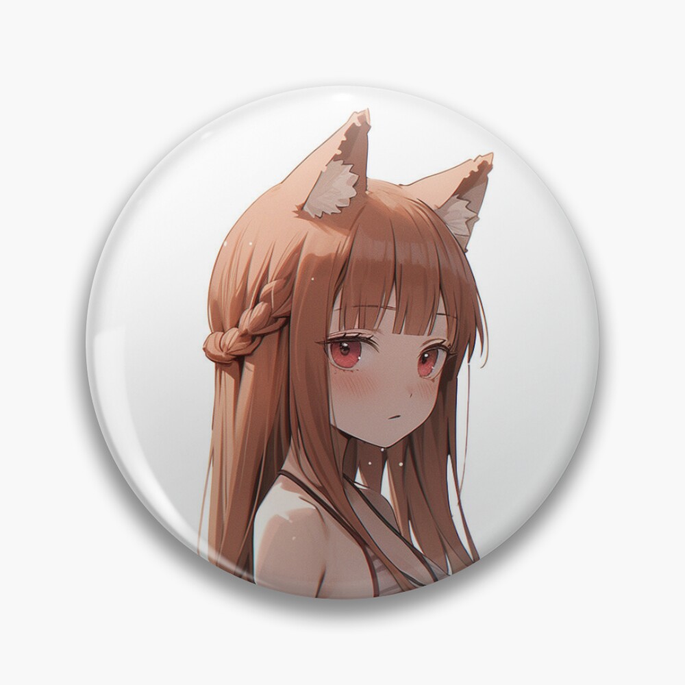 Holo from Spice and Wolf wearing a bikini, cute sexy anime fox girl fan  art