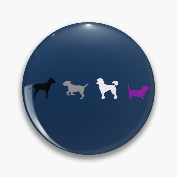 Artikelvorschau, Dogs Minimalist Ace. Asexual Pride entworfen und verkauft von Subtle Pride Shop.