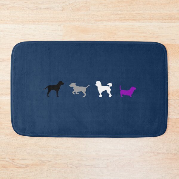Item preview, Dogs Minimalist Ace. Asexual Pride designed and sold by Subtle Pride Shop.