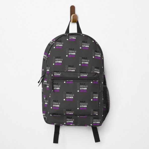 Item preview, Male Female Other Never. Asexual Pride designed and sold by Subtle Pride Shop.