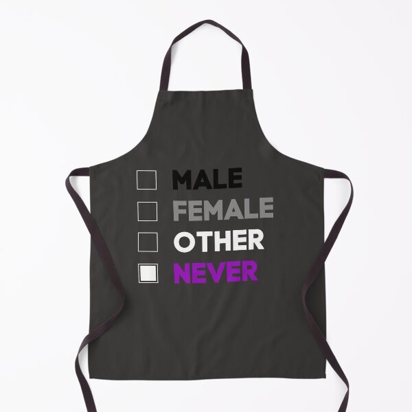 Item preview, Male Female Other Never. Asexual Pride designed and sold by Subtle Pride Shop.
